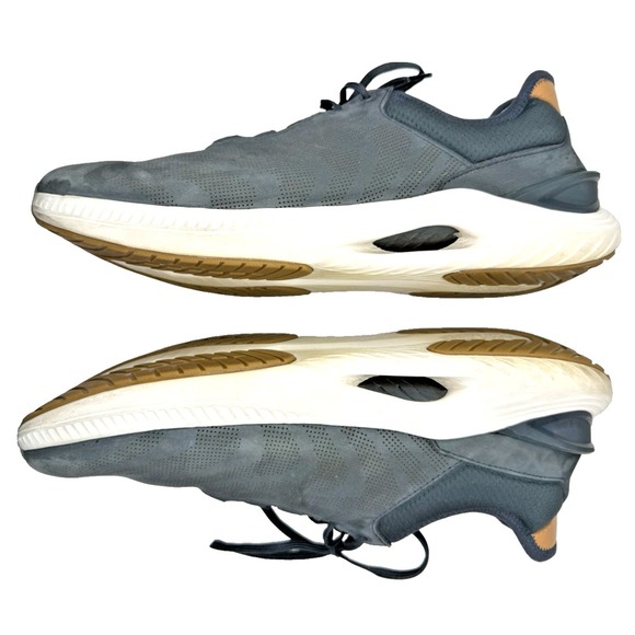 Johnston & Murphy RT1 LUXE Mens 12M GRAY True Foam Lace Sneakers Tennis Shoes - Picture 2 of 10